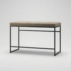 Bank, Schwarz / Taupe Samt 9 Bank, Schwarz / Taupe Samt -Heimdekoration Rabatt department bank wei 83