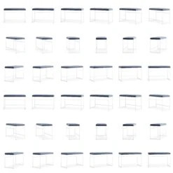 Bank Weiß / Samt Imperial Blue -Heimdekoration Rabatt department bank wei 9