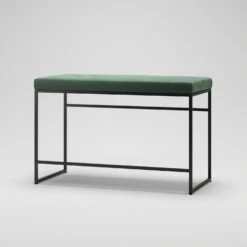 Bank, Schwarz / Grün Samt -Heimdekoration Rabatt department bank wei 93