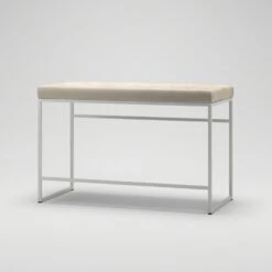 Bank, Weiß / Beige Samt -Heimdekoration Rabatt department bank wei 98