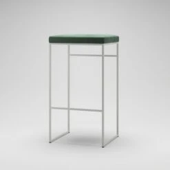 Barhocker Ohne Rückenlehne 77 Cm, Weiß / Grün Samt -Heimdekoration Rabatt department barhocker ohne ruckenlehne schwarz 187