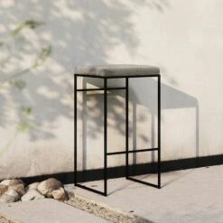 Barhocker Outdoor Ohne Rückenlehne 76 Cm, Taupe -Heimdekoration Rabatt department barhocker outdoor ohne ruckenlehne sunbrella 40