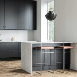 Barhocker Mit Rückenlehne 90 Cm, Grau / Braun Leder -Heimdekoration Rabatt department barstuhl mit hoher ruckenlehne schwarz 132