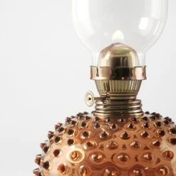 Paris Öllampe, Bernsteingelb -Heimdekoration Rabatt department paris oil lamp 3