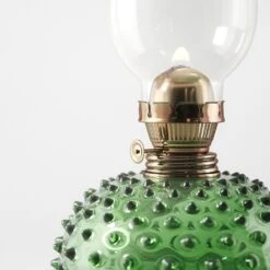 Paris Öllampe, Dunkelgrün -Heimdekoration Rabatt department paris oil lamp 35