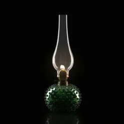 Paris Öllampe, Dunkelgrün -Heimdekoration Rabatt department paris oil lamp 36