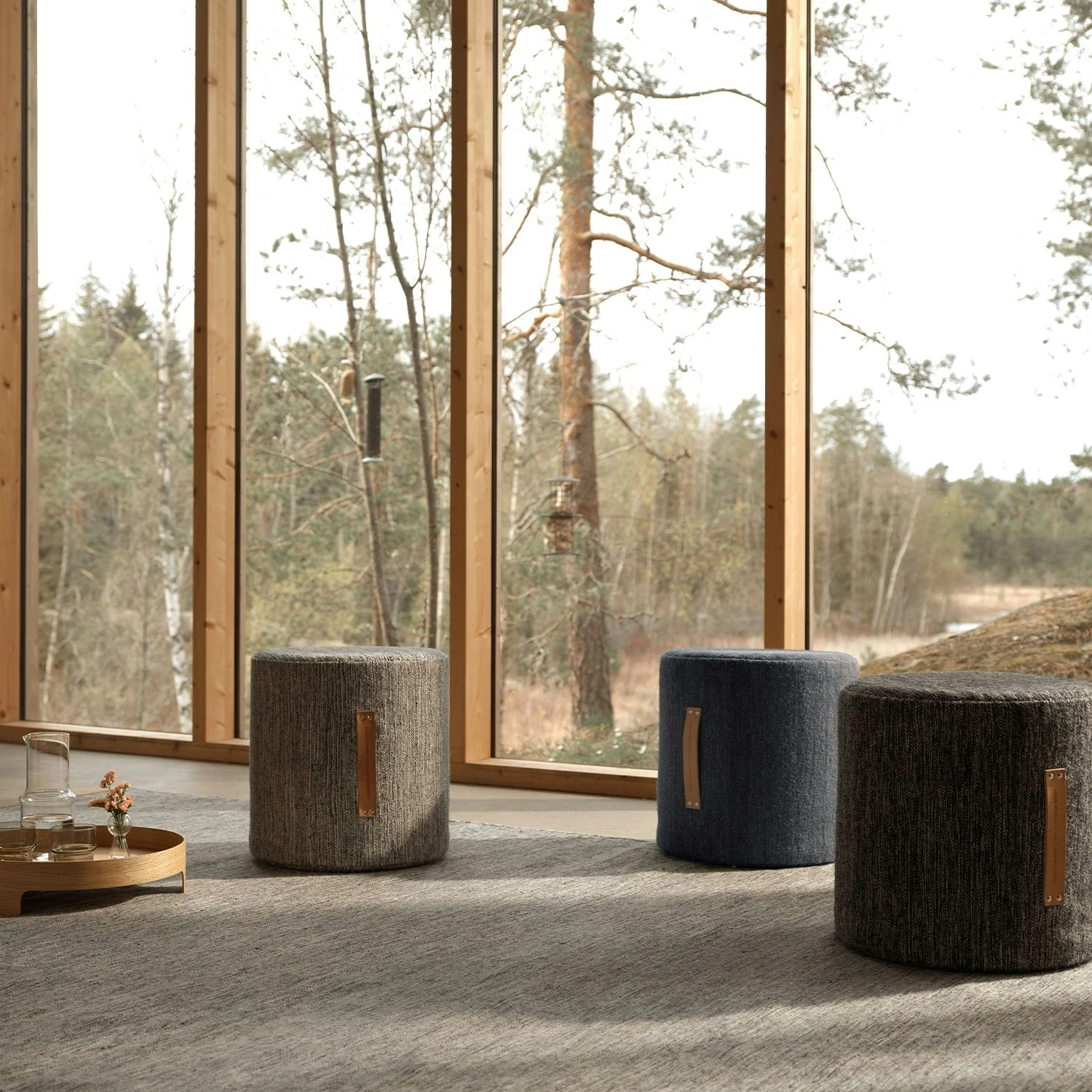 Design House Stockholm Björk Hocker Hoch, Hellgrau 4 Design House Stockholm Björk Hocker Hoch, Hellgrau – Bild 2