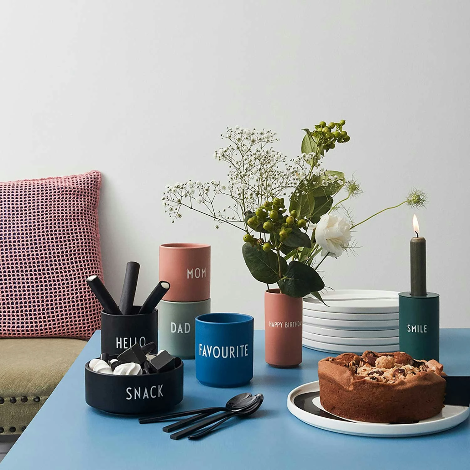 Design Letters Zubehör Kerzenhalter, Grün 6 Design Letters Zubehör Kerzenhalter, Grün – Bild 4