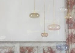 Horizon Lampe Ø 45 Cm, Klar/ Silber -Heimdekoration Rabatt ebb flow horizon lampe 36 cm 2 1