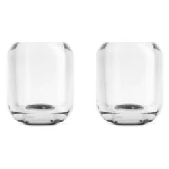 Eva Solo Acorn Kerzenhalter 2-er Set, Transparent