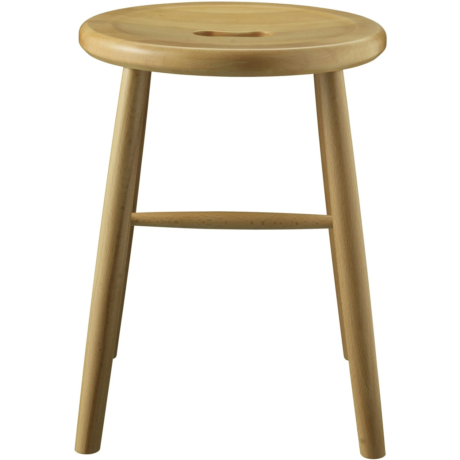 J27 Stool, Lacquered Beech 3 J27 Stool, Lacquered Beech