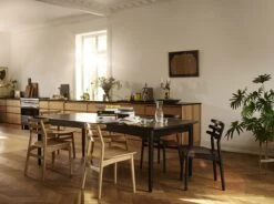 J48 Dining Chair , Lacquered Oak -Heimdekoration Rabatt fdb mbler j48 dining chair 4