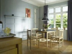 J80 Stuhl, Lackierte Eiche / Sitz Natur -Heimdekoration Rabatt fdb mbler j80 chair 3