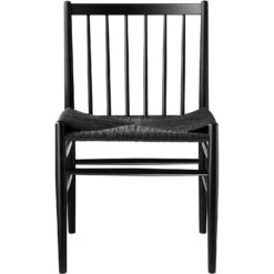 J80 Stuhl, Schwarz / Sitz Schwarz