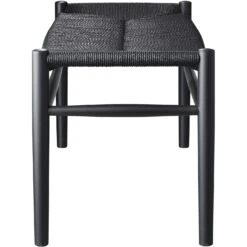 J83B Bench, Black Painted / Seat Black -Heimdekoration Rabatt fdb mbler j83b bench 10