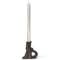 Ferm LIVING Dito Kerzenhalter Steingut 11,5x12 Cm, Clear Blue 12 Ferm LIVING Dito Kerzenhalter Steingut 11,5x12 Cm, Clear Blue -Heimdekoration Rabatt ferm living dito candle holder dark brown 5