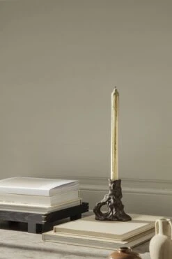 Ferm LIVING Dito Kerzenhalter Steingut 11,5x12 Cm, Clear Blue 11 Ferm LIVING Dito Kerzenhalter Steingut 11,5x12 Cm, Clear Blue -Heimdekoration Rabatt ferm living dito candle holder dark brown 6