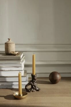 Ferm LIVING Dito Kerzenhalter Steingut 11,5x12 Cm, Clear Blue 13 Ferm LIVING Dito Kerzenhalter Steingut 11,5x12 Cm, Clear Blue -Heimdekoration Rabatt ferm living dito candle holder dark brown 7