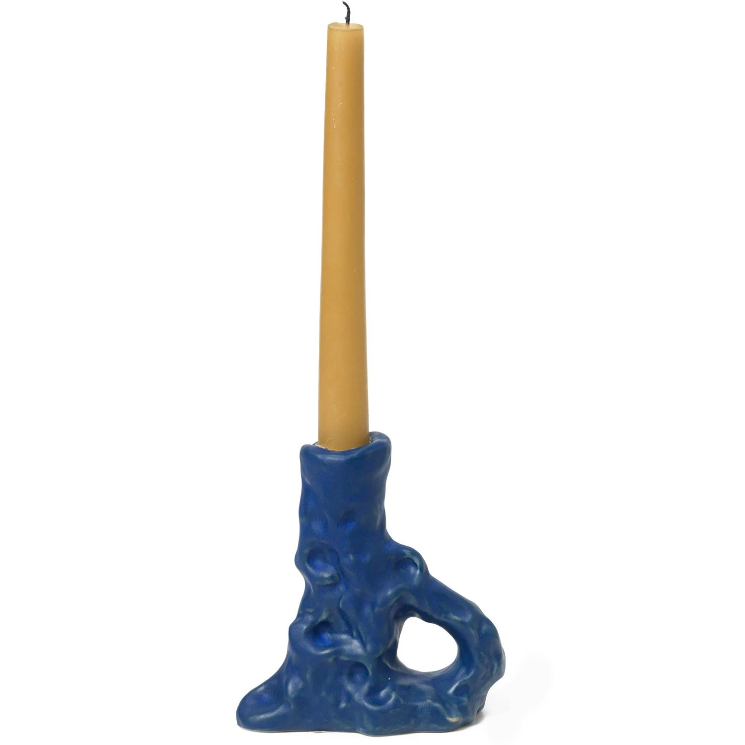 Ferm LIVING Dito Kerzenhalter Steingut 11,5x12 Cm, Clear Blue 4 Ferm LIVING Dito Kerzenhalter Steingut 11,5x12 Cm, Clear Blue – Bild 2