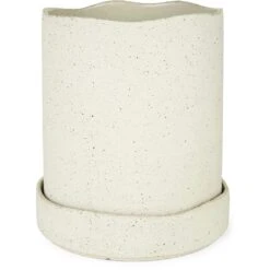 Ferm LIVING Uneru Topf 16 Cm, Weiß