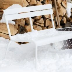 Luxembourg Bench 118, Cedar Green -Heimdekoration Rabatt fermob luxembourg bank 118 linen 1 2