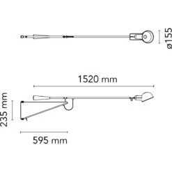 Flos 265 Small Wandleuchte, Weiß 5 Flos 265 Small Wandleuchte, Weiß -Heimdekoration Rabatt flos 265 small 0
