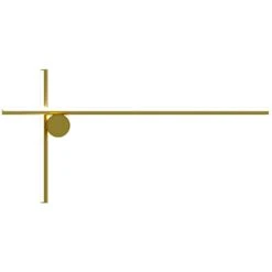 Flos Coordinates W2 Wandleuchte, Anodized Champagne