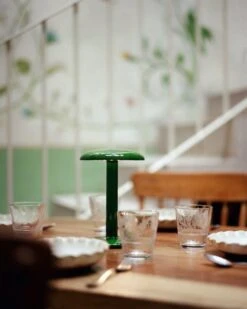 Flos Gustave Residential Tischlampe Tragbar 3000K, Grün Lackiert -Heimdekoration Rabatt flos gustave residential 51