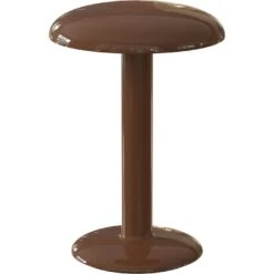 Flos Gustave Residential Tischlampe Tragbar 3000K, Braun Lackiert