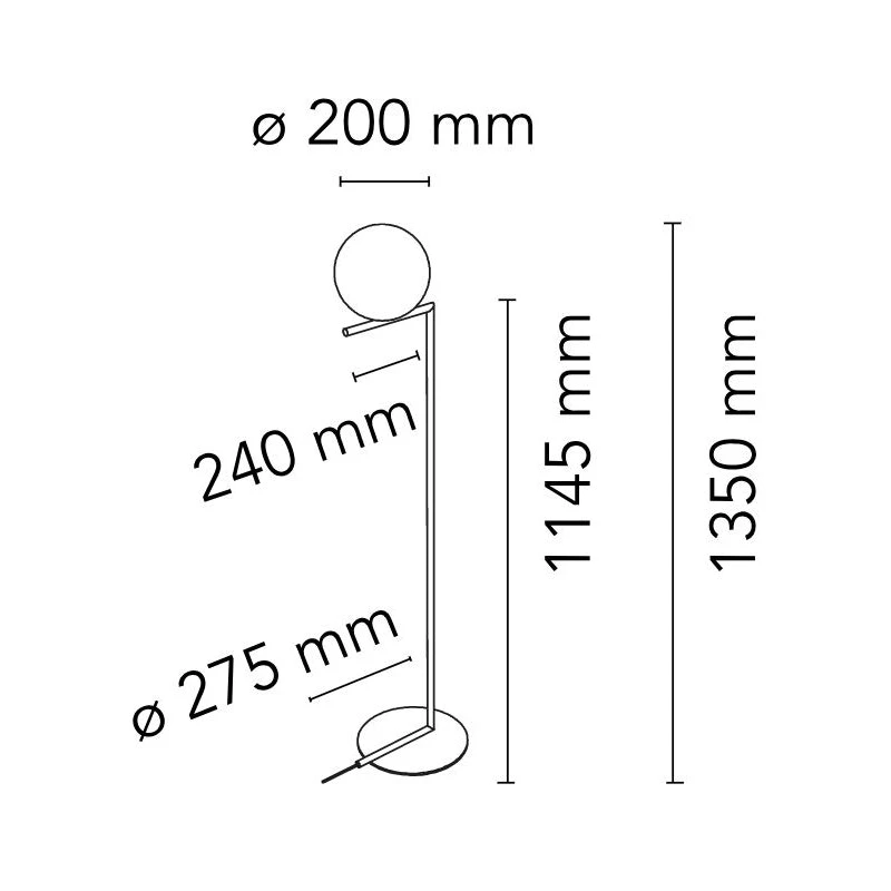 Flos IC Lights F1 Stehleuchte, Schwarz 6 Flos IC Lights F1 Stehleuchte, Schwarz – Bild 4