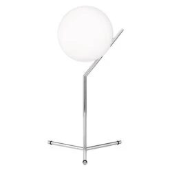 Flos IC Lights T1 Tischleuchte Hoch, Chrom