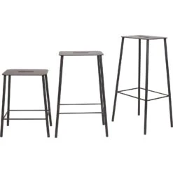 Frama Adam Mono Barhocker 50 Cm, Schwarz -Heimdekoration Rabatt frama adam stool outdoor hocker schwarz 17
