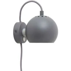 Ball Magnet Wandleuchte, Matt Light Grey