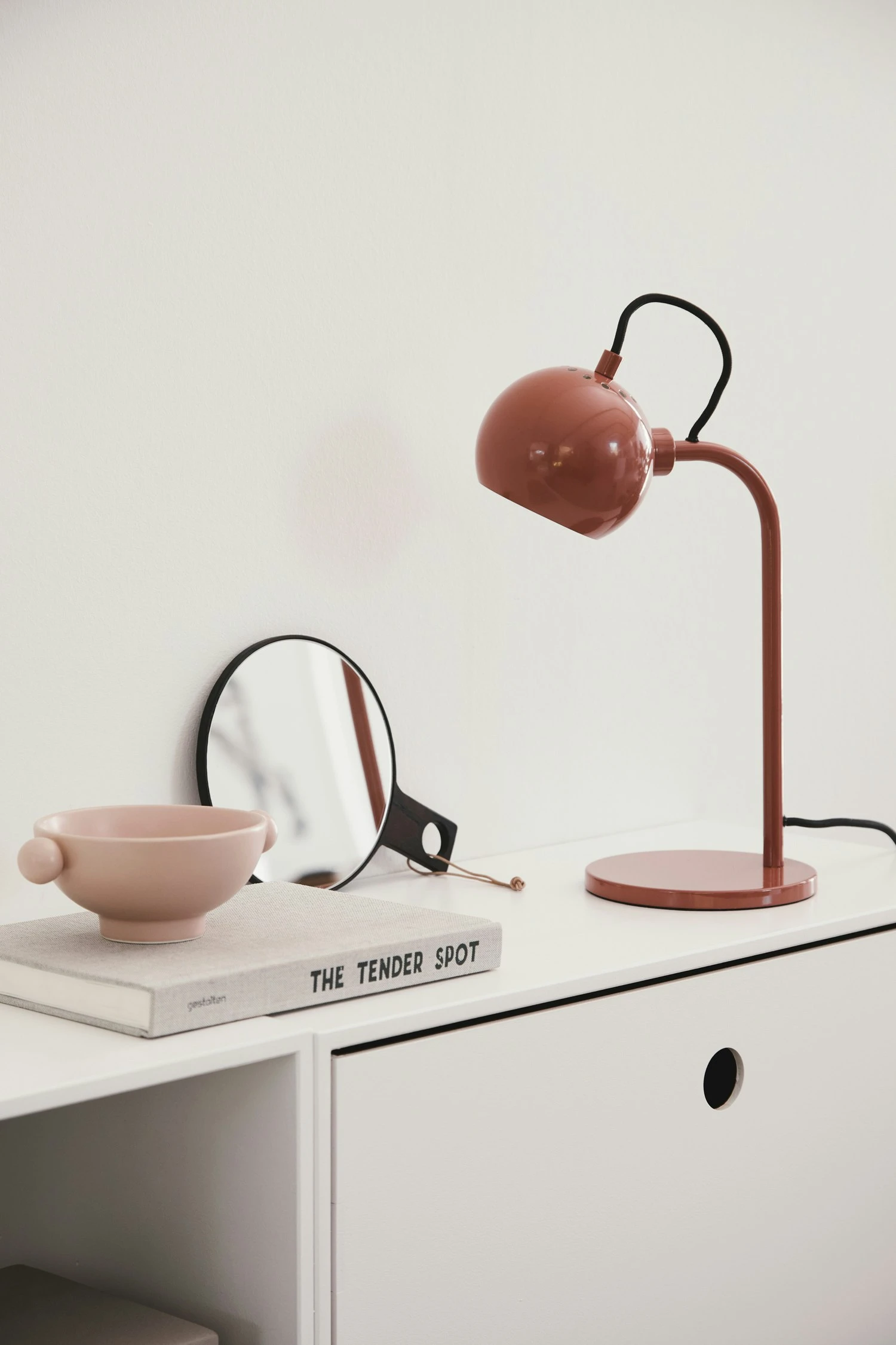 Ball Single Tischlampe, Glossy Rot 4 Ball Single Tischlampe, Glossy Rot – Bild 2