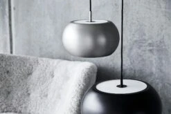 BF20 Hängelampe Matt Black, Large -Heimdekoration Rabatt frandsen bf20 hangelampe matt black 2