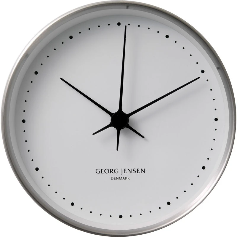 Georg Jensen Koppel Wall Clock, Stainless Steel 3 Georg Jensen Koppel Wall Clock, Stainless Steel