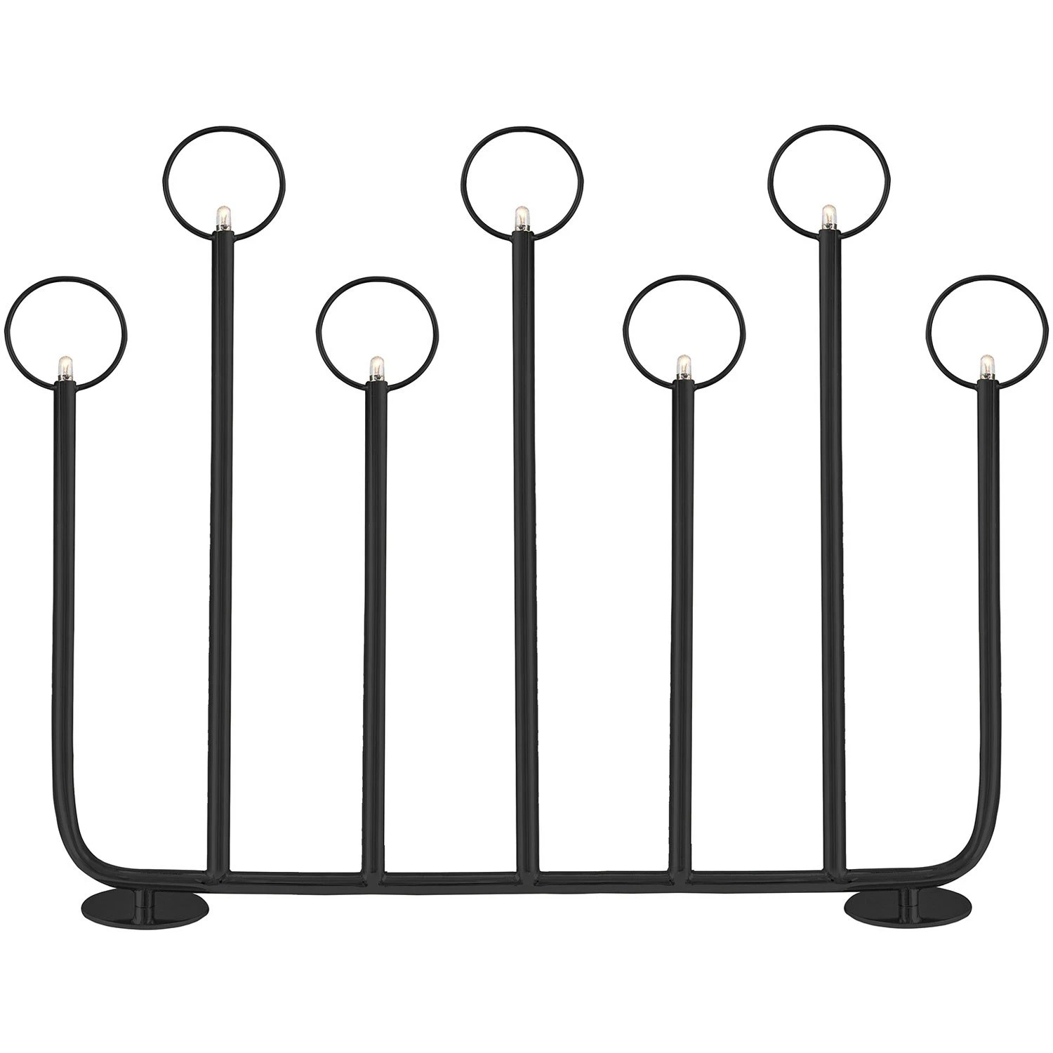 Globen Lighting Natale 7 Adventskerzenhalter, Schwarz 3 Globen Lighting Natale 7 Adventskerzenhalter, Schwarz