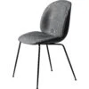Gubi Beetle Stuhl Gepolstert Vorderseite / Kegelförmige Basis, Plain 0023 1 Gubi Beetle Stuhl Gepolstert Vorderseite / Kegelförmige Basis, Plain 0023 -Heimdekoration Rabatt gubi beetle dining chair front matt black 0