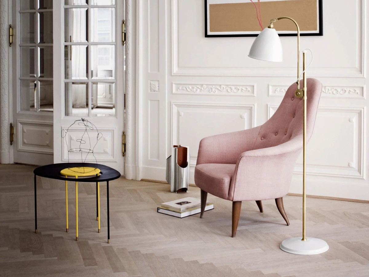 Gubi Bestlite BL3M Standleuchte, Messing/Schwarz 6 Gubi Bestlite BL3M Standleuchte, Messing/Schwarz – Bild 4