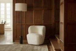 Gubi Gravity Stehlampe, In Schwarzem Marmor / Canvas -Heimdekoration Rabatt gubi gravity standleuchte schwarz canvas 12