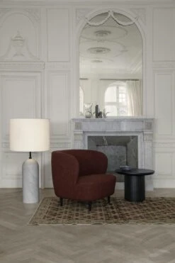 Gubi Gravity XL Stehlampe Niedrig, Weiß Marmoriert / Canvas -Heimdekoration Rabatt gubi gravity xl low 1