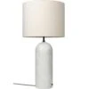Gubi Gravity XL Stehlampe Niedrig, Weiß Marmoriert / Canvas -Heimdekoration Rabatt gubi gravity xl low 12