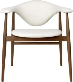Gubi Masculo Esszimmerstuhl, Geöltes Walnussholz / Plain 0026 -Heimdekoration Rabatt gubi masculo dining chair wood base 10