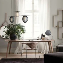 Gubi Satellite Pendelleuchte Ø22,5cm, White Cloud -Heimdekoration Rabatt gubi satellite pendelleuchte 225cm midnigth black 8