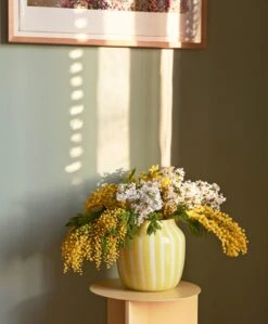 Hay Juice Wide Vase, Weiß/Gelb 5 Hay Juice Wide Vase, Weiß/Gelb -Heimdekoration Rabatt hay juice wide vase 1