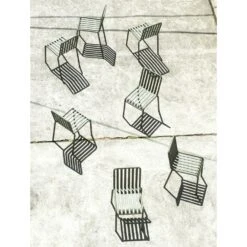 Hay Palissade Stuhl, Olive -Heimdekoration Rabatt hay palissade stuhl 1