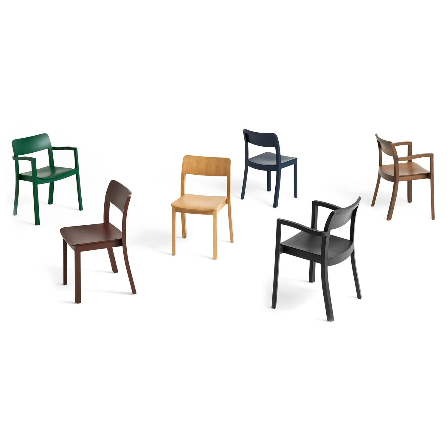 Hay Pastis Lehnstuhl, Walnussfarben 4 Hay Pastis Lehnstuhl, Walnussfarben – Bild 2