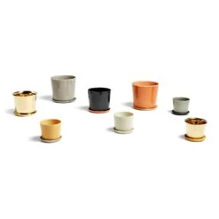 Hay Botanical Topf Mit Teller Off-white , 13,5 Cm -Heimdekoration Rabatt hay pflanzent mit teller cremefarben 2