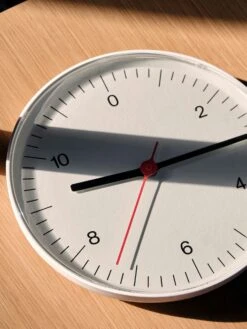 Hay Wanduhr Ø26,5 Cm, Weiß -Heimdekoration Rabatt hay wall clock black 22