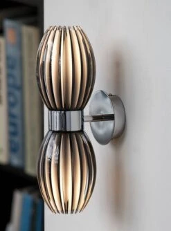 Herstal Tentacle Duo Wandleuchte, Schwarz / Rauchfarben -Heimdekoration Rabatt herstal tentacle duo wandleuchte g9 klar 2